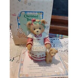 Cherished Teddy Enesco Amanda "Here's Some Cheer to Last the Year" Boxed